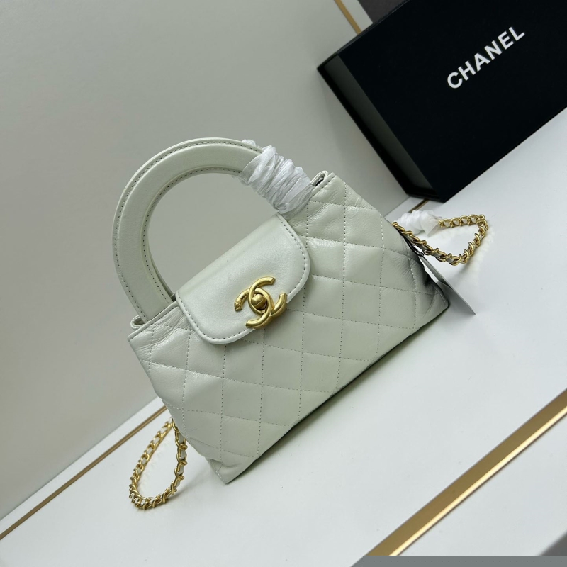 Ch*el top handle bags